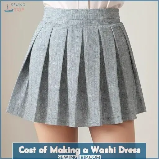 Cost of Making a Washi Dress