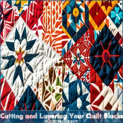 Cutting and Layering Your Quilt Blocks