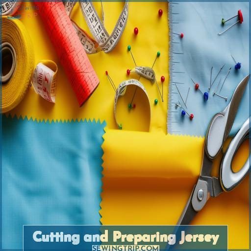 Cutting and Preparing Jersey