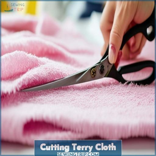Cutting Terry Cloth Cutting Terry Cloth