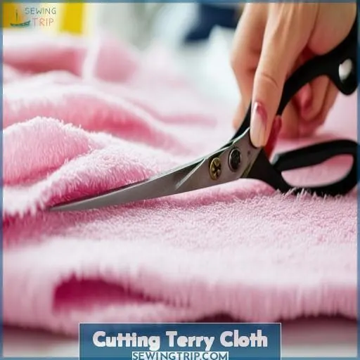 Cutting Terry Cloth