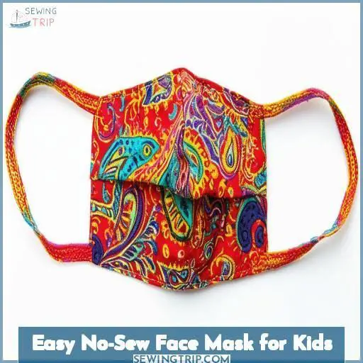 Easy No-Sew Face Mask for Kids Easy No-Sew Face Mask for Kids