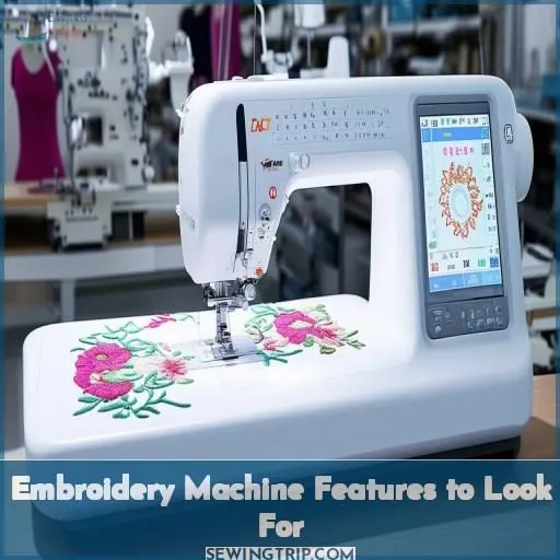 Embroidery Machine Features to Look For