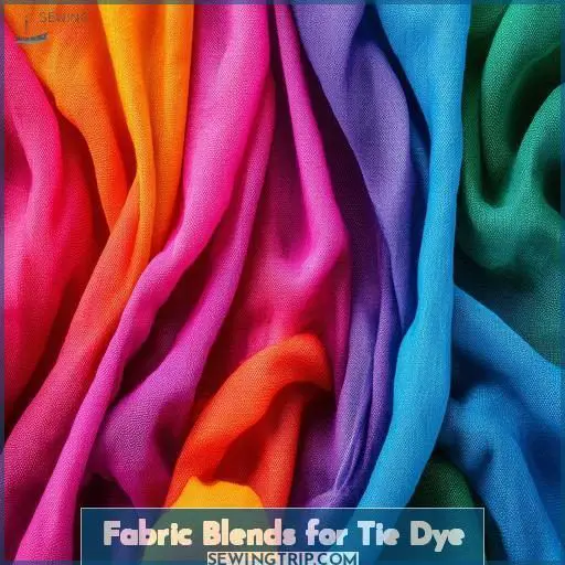 Fabric Blends for Tie Dye