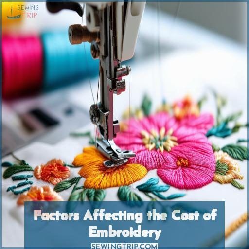 Factors Affecting the Cost of Embroidery