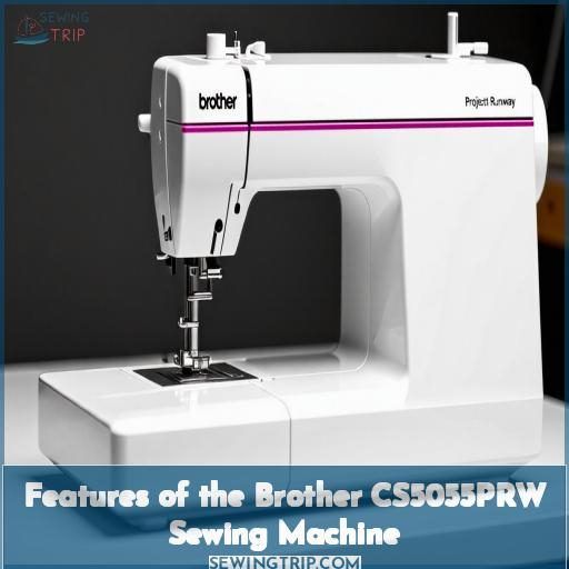 Features of the Brother CS5055PRW Sewing Machine