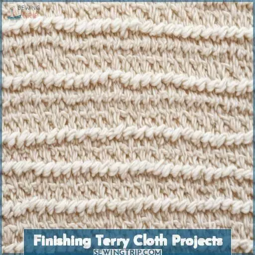 Finishing Terry Cloth Projects