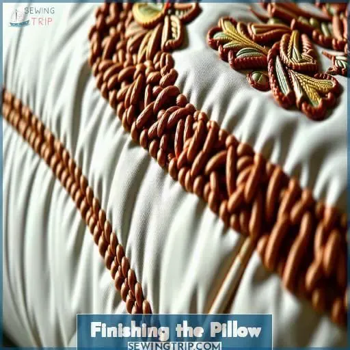 Finishing the Pillow