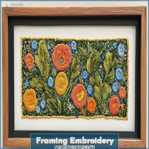 Framing Embroidery