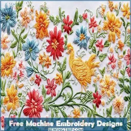 Free Machine Embroidery Designs