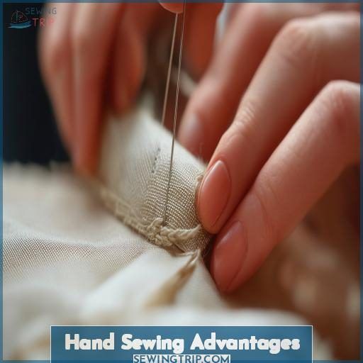 Hand Sewing Advantages