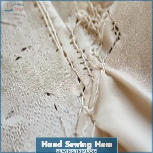 Hand Sewing Hem