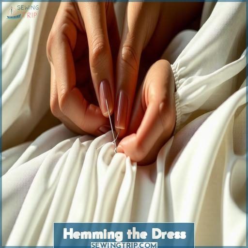 Hemming the Dress