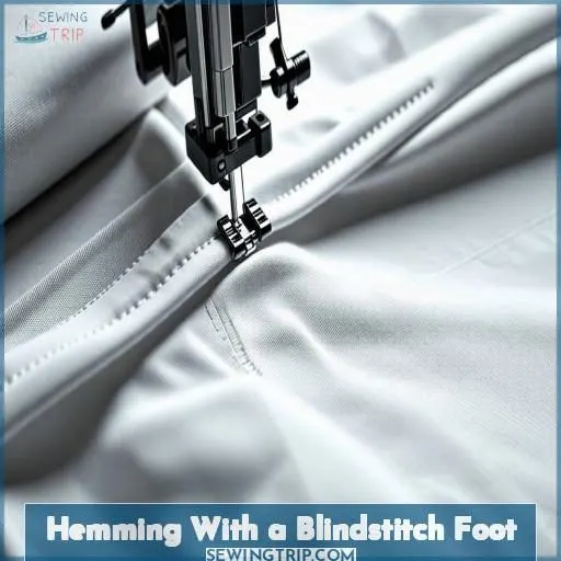 Hemming With a Blindstitch Foot
