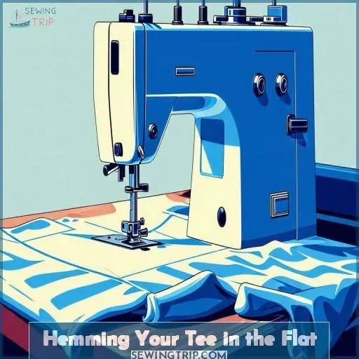 Hemming Your Tee in the Flat