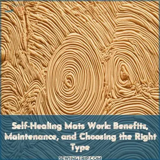how do self healing mats work