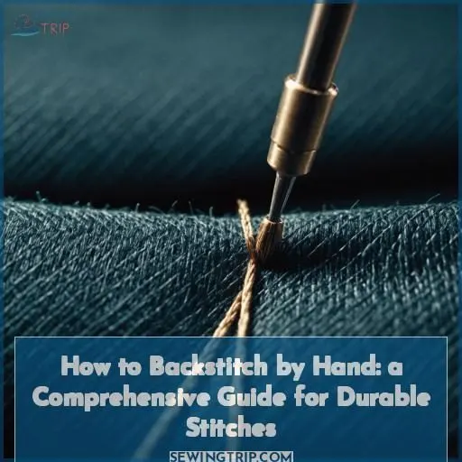 how to backstitch by hand
