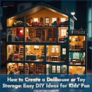 how to create a dollhouse or toy storage