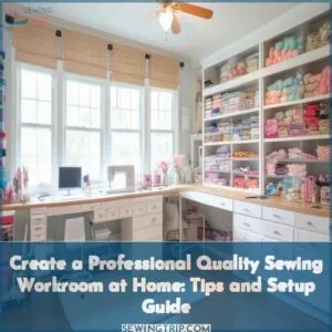 how to create a professional quality sewing workroom at home