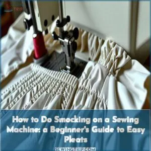how to do smocking on a sewing machine