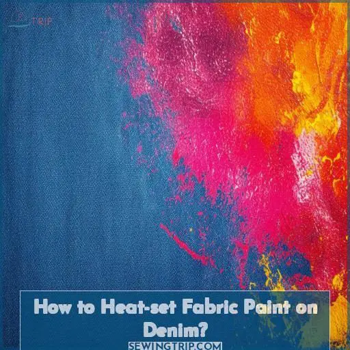 How to Heat-set Fabric Paint on Denim