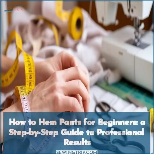how to hem pants for beginners