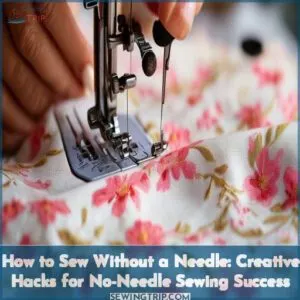 how to sew without a needle