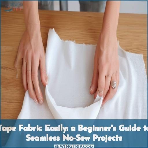 Tape Fabric Easily a Beginner's Guide to Seamless NoSew Projects