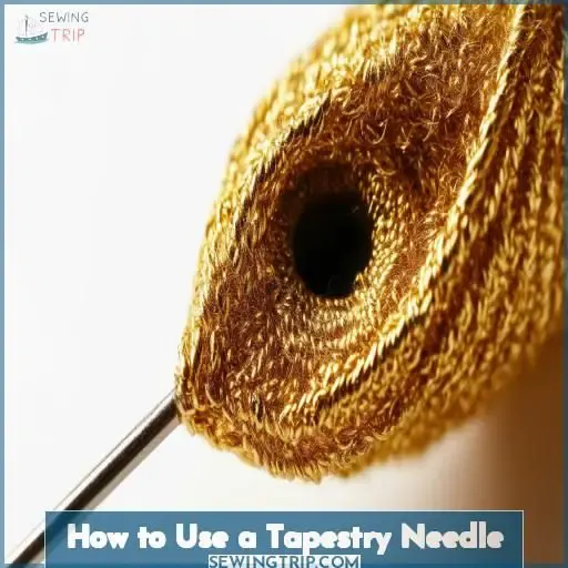 How to Use a Tapestry Needle