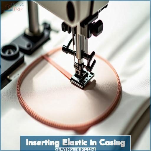 Inserting Elastic in Casing