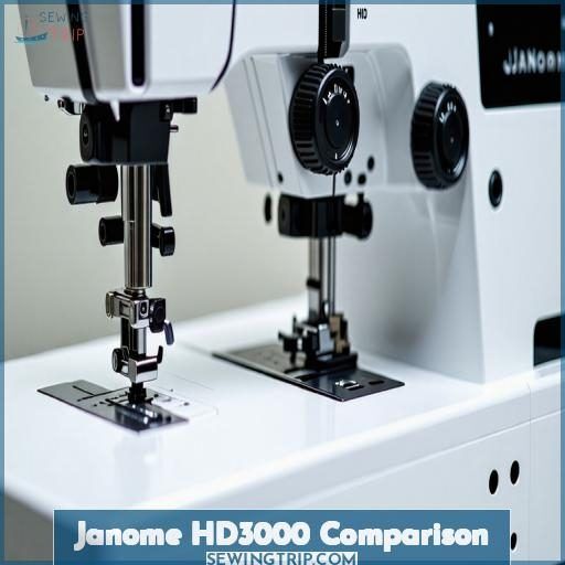 Janome HD3000 Comparison Janome HD3000 Comparison