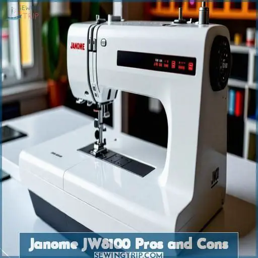 Reviewsjanome Jw8100 Lightweight, 100 Stitches, Portable Sewing Machine