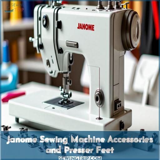 Janome Sewing Machine Accessories and Presser Feet