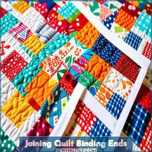 Joining Quilt Binding Ends