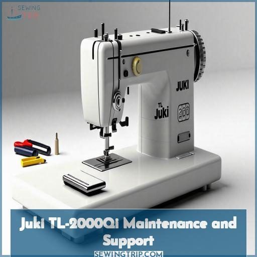 Juki TL-2000Qi Maintenance and Support