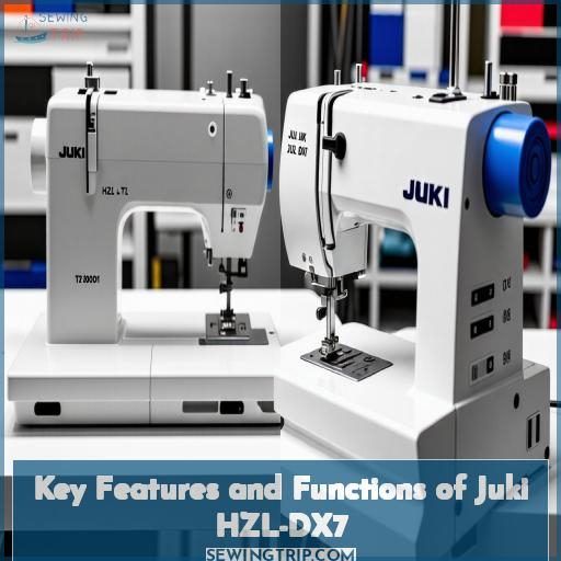 Key Features and Functions of Juki HZL-DX7