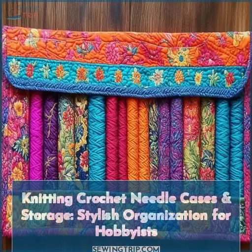 knitting crochet needle cases and storage