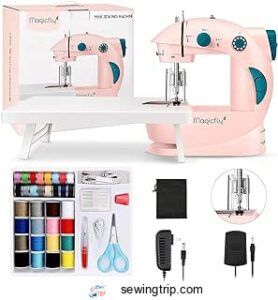 Top 7 Portable Sewing Machines: the Best for Beginners, Quilting & More 5 Magicfly Mini Sewing Machine for