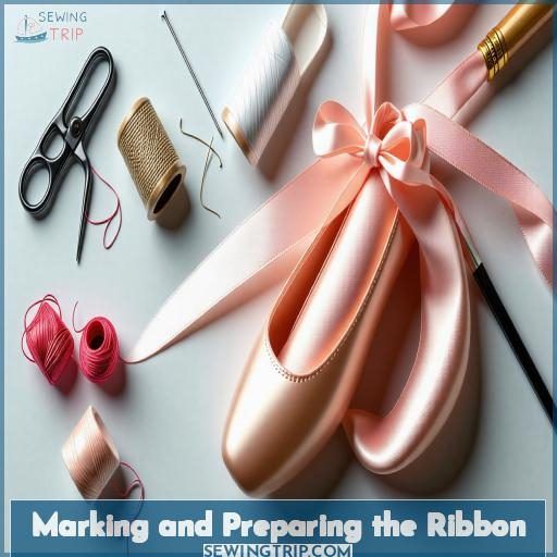 Marking and Preparing the Ribbon