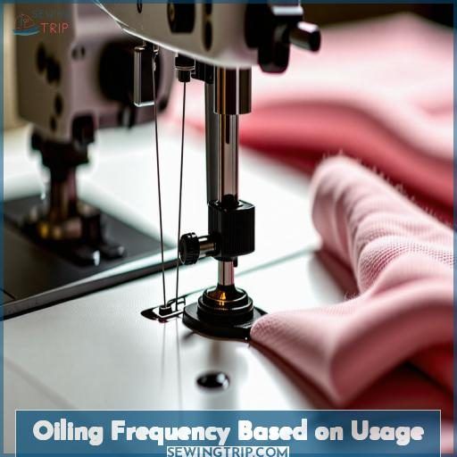 Oiling Frequency Based on Usage