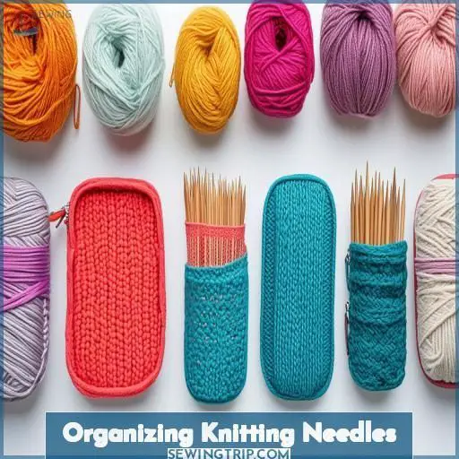 Organizing Knitting Needles