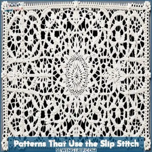 Patterns That Use the Slip Stitch