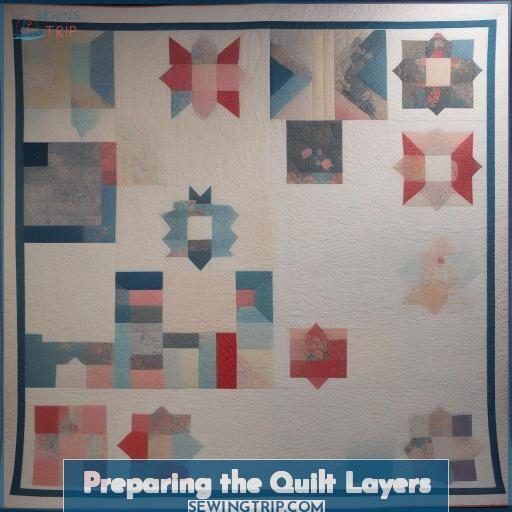 Preparing the Quilt Layers Preparing the Quilt Layers