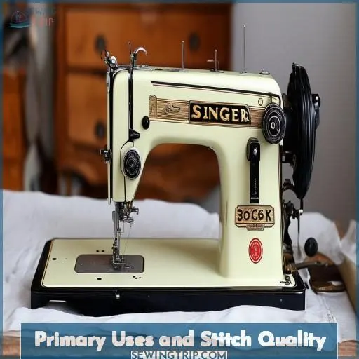 Primary Uses and Stitch Quality