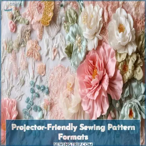 Projector-Friendly Sewing Pattern Formats