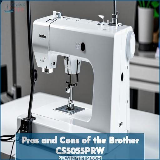 Pros and Cons of the Brother CS5055PRW
