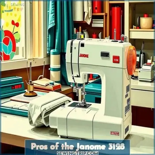 Pros of the Janome 3128