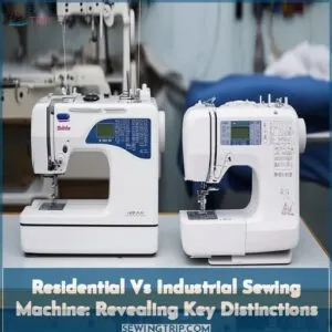 residential vs industrial sewing machine what is the difference