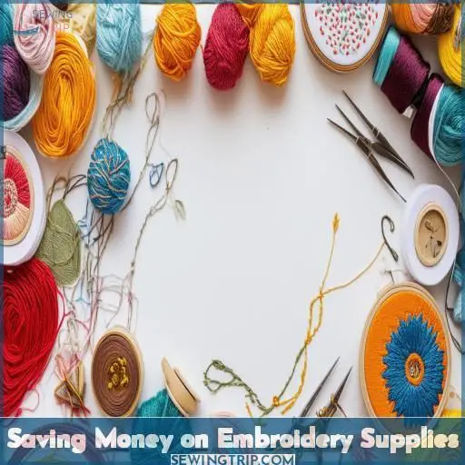 Saving Money on Embroidery Supplies