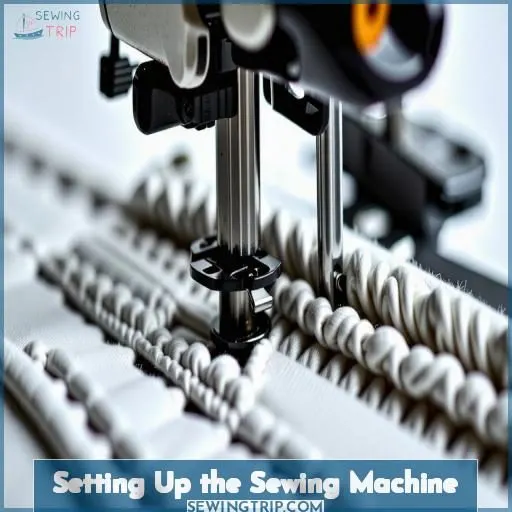 Setting Up the Sewing Machine